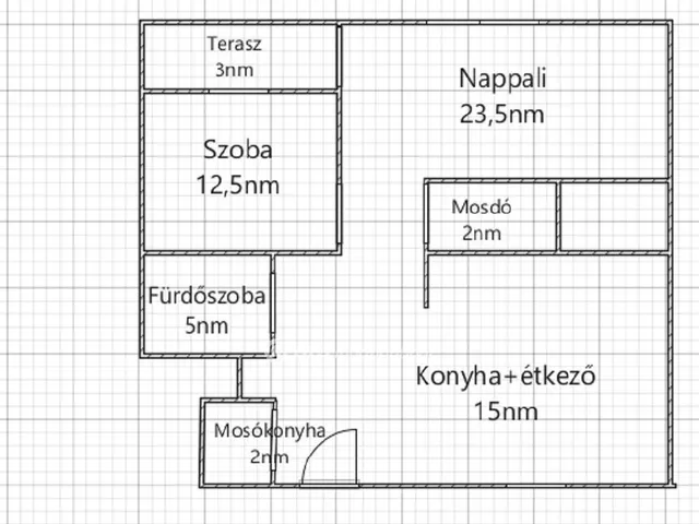 Eladó lakás Zalaszentgrót 59 nm
