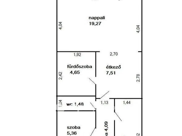 Eladó lakás Hévíz 49 nm