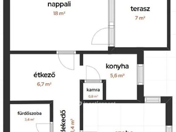 Eladó lakás Keszthely 55 nm