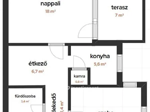 Eladó lakás Keszthely 55 nm