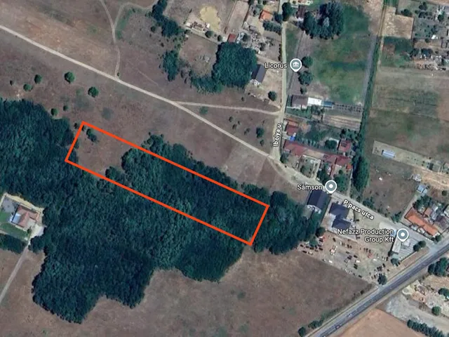 Eladó telek Hajdúsámson 7219 nm