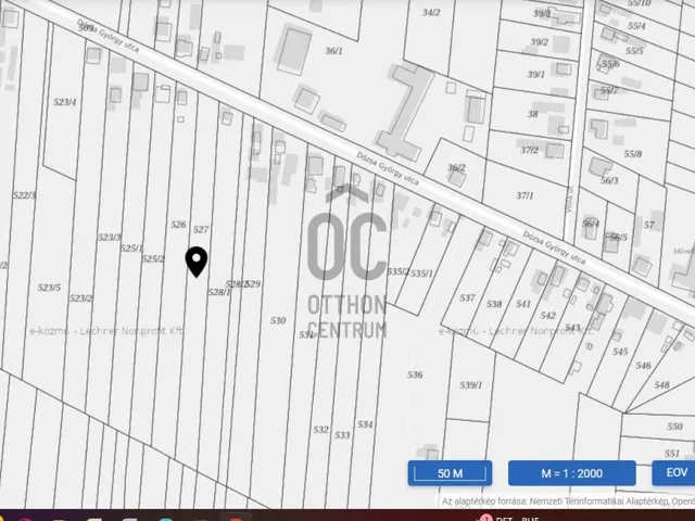 Eladó telek Dánszentmiklós 3971 nm