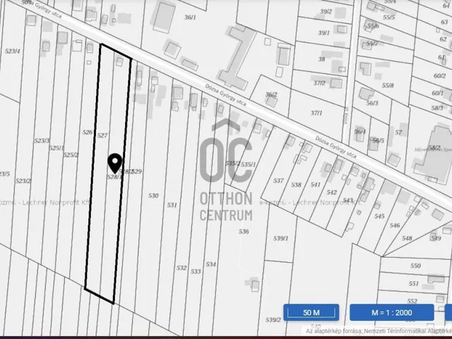 Eladó telek Dánszentmiklós 3971 nm