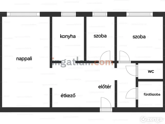 Eladó lakás Budapest IV. kerület, Káposztásmegyer, Kordován tér 67 nm