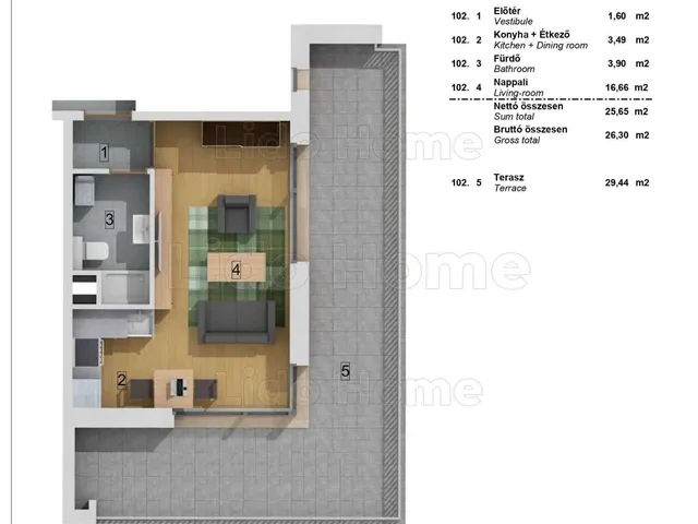 Eladó lakás Fonyód, Fonyódliget 26 nm