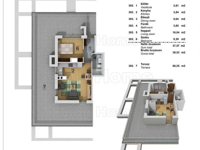 Eladó lakás Fonyód, Fonyódliget 38 nm
