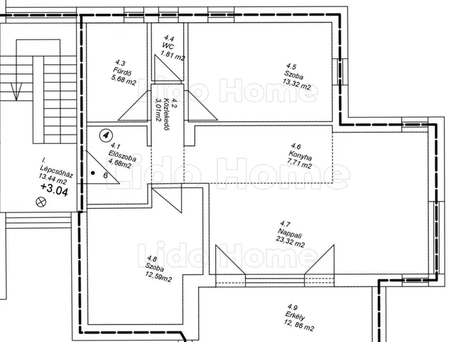 Kiadó lakás Balatonfenyves 87 nm