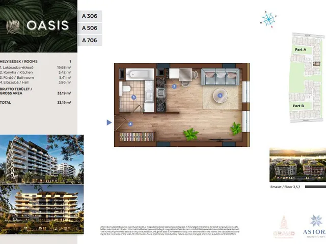 Eladó lakás Budapest XIII. kerület, Vizafogó 33 nm