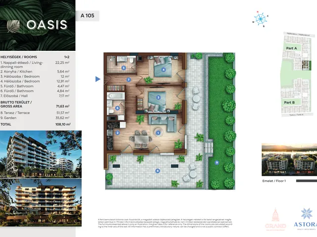 Eladó lakás Budapest XIII. kerület 72 nm