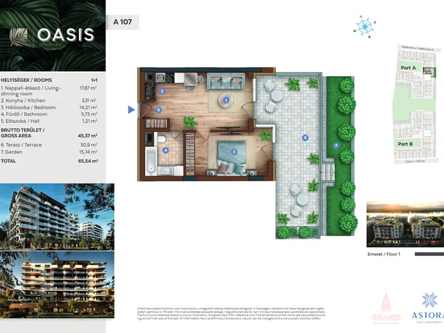 Eladó lakás Budapest XIII. kerület 45 nm