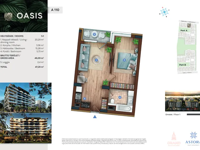 Eladó lakás Budapest XIII. kerület 46 nm