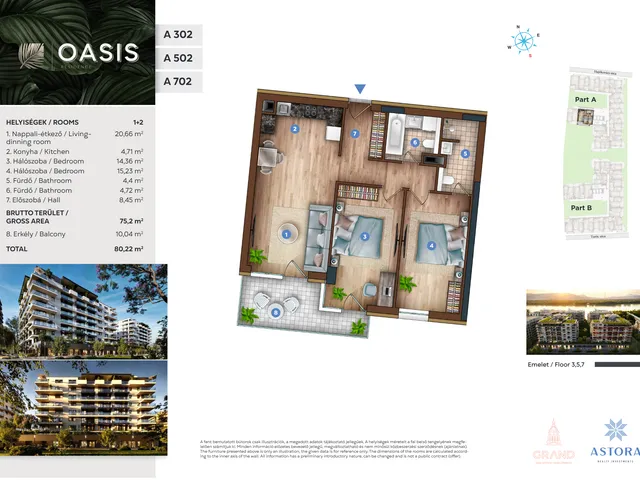 Eladó lakás Budapest XIII. kerület 75 nm