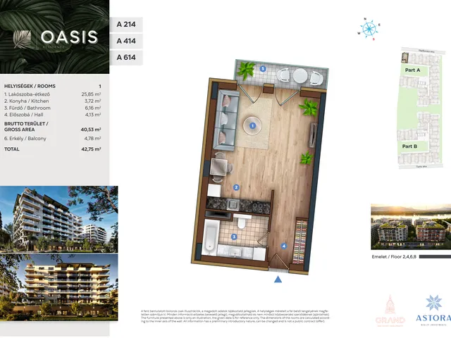 Eladó lakás Budapest XIII. kerület 41 nm