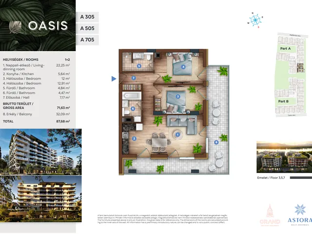 Eladó lakás Budapest XIII. kerület 72 nm