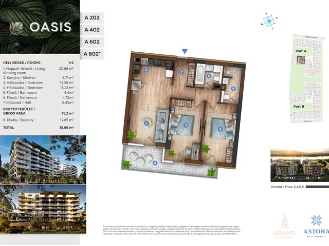 Eladó lakás Budapest XIII. kerület 75 nm