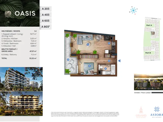 Eladó lakás Budapest XIII. kerület 48 nm