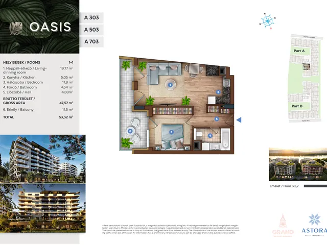 Eladó lakás Budapest XIII. kerület 48 nm