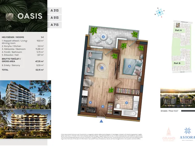 Eladó lakás Budapest XIII. kerület 47 nm