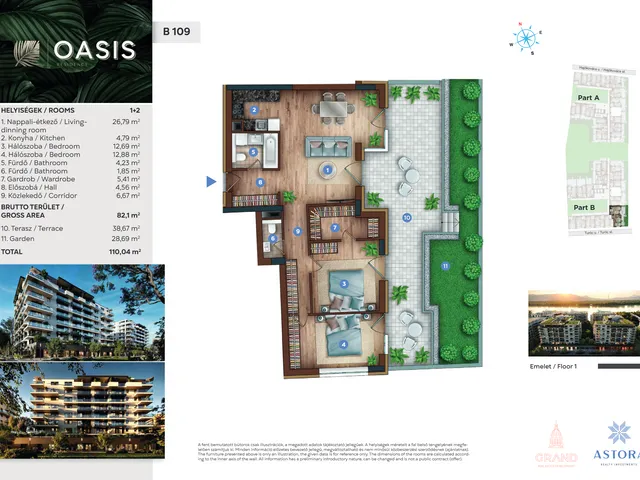 Eladó lakás Budapest XIII. kerület 82 nm