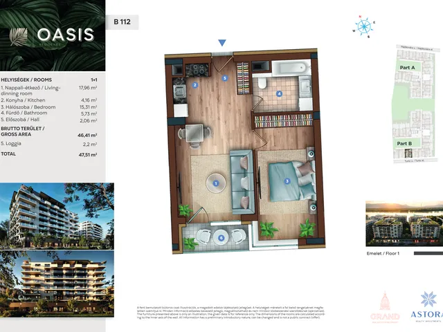 Eladó lakás Budapest XIII. kerület 46 nm