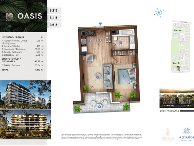 Eladó lakás Budapest XIII. kerület 47 nm