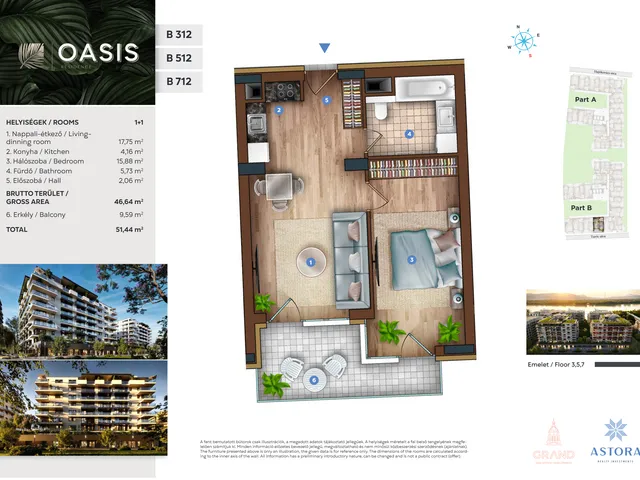 Eladó lakás Budapest XIII. kerület 47 nm