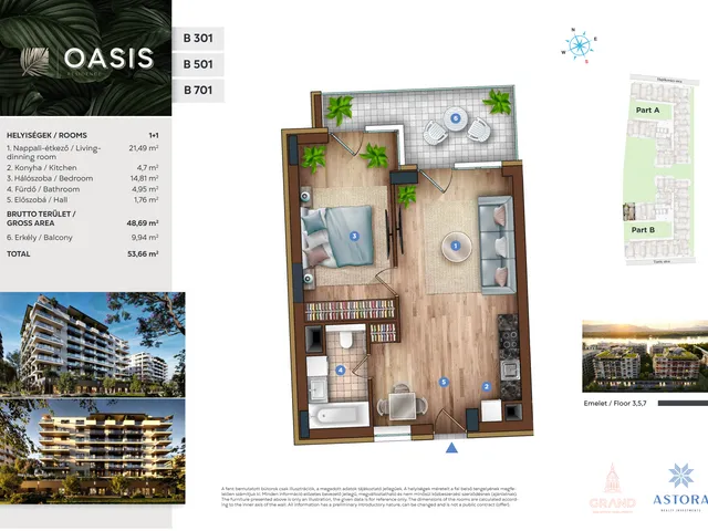 Eladó lakás Budapest XIII. kerület 49 nm