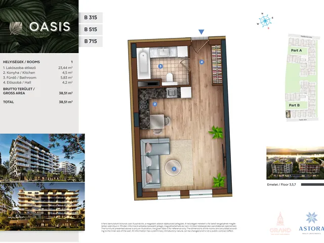 Eladó lakás Budapest XIII. kerület 39 nm