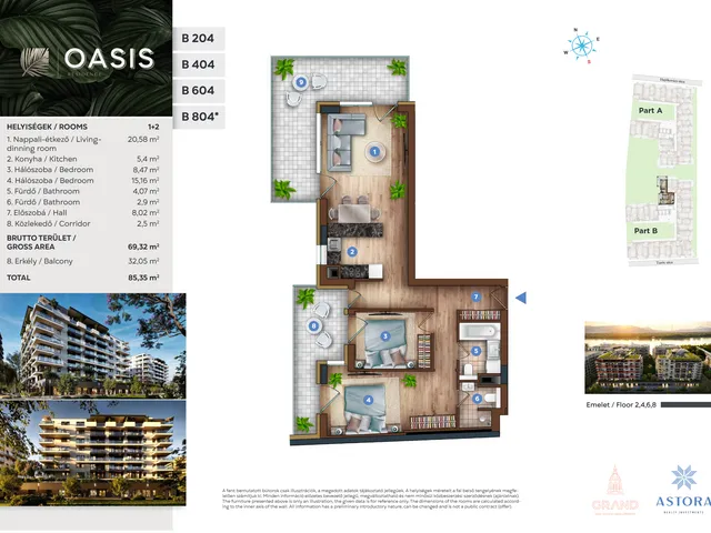 Eladó lakás Budapest XIII. kerület 69 nm