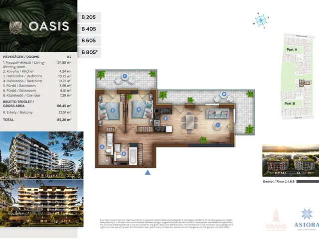 Eladó lakás Budapest XIII. kerület 68 nm