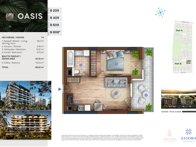 Eladó lakás Budapest XIII. kerület 43 nm