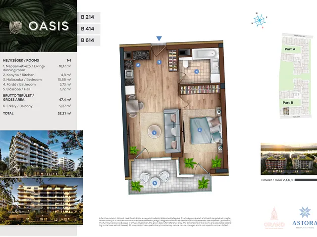 Eladó lakás Budapest XIII. kerület 47 nm