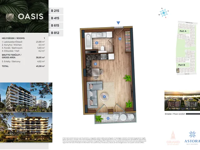 Eladó lakás Budapest XIII. kerület 39 nm