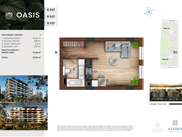 Eladó lakás Budapest XIII. kerület 33 nm