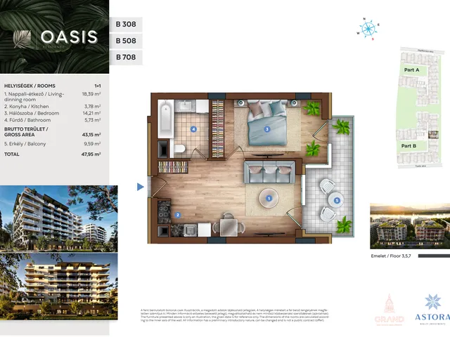 Eladó lakás Budapest XIII. kerület 43 nm