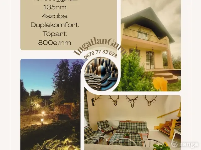 Eladó ház Veresegyház, Tópart 135 nm