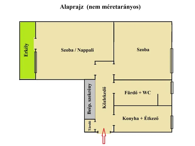 Eladó lakás Ajka 54 nm