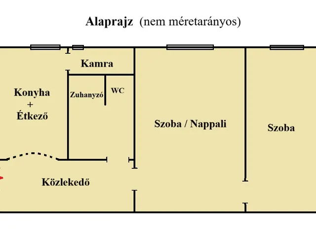 Eladó lakás Ajka, május 1 tér 52 nm