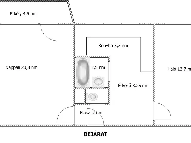 Eladó lakás Paks, Lakótelep 52 nm