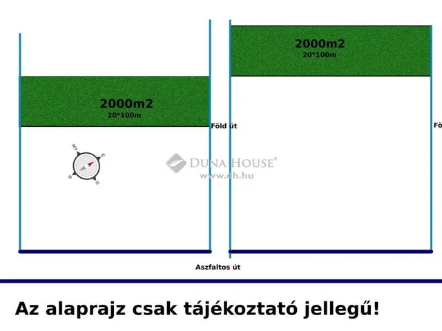 Eladó telek Jászberény 4000 nm