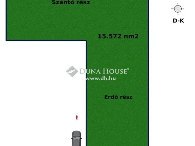 Eladó telek Kerepes 15572 nm