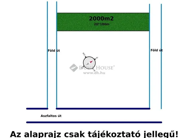 Eladó telek Jászberény 2000 nm
