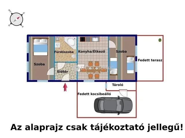 Eladó ház Tápióság 54 nm