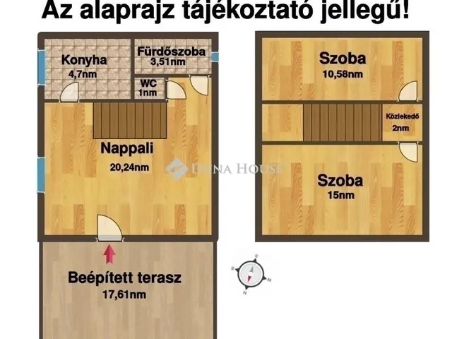 Eladó ház Monorierdő 60 nm