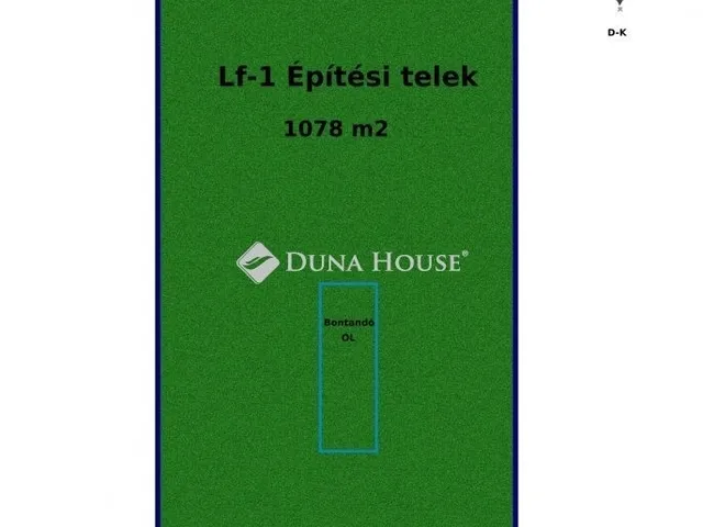 Eladó telek Sülysáp 1079 nm