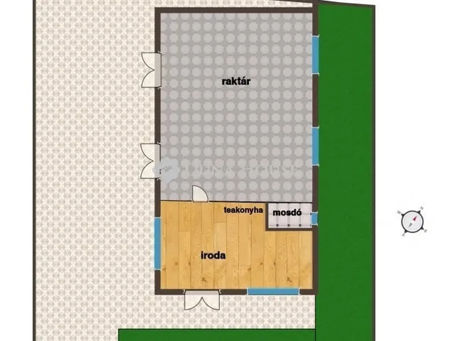 Kiadó kereskedelmi és ipari ingatlan Üllő 150 nm