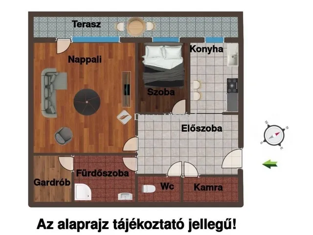 Eladó lakás Cegléd 53 nm