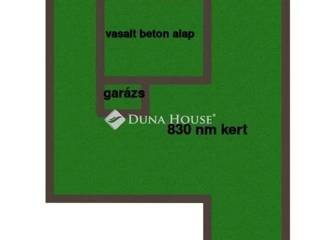 Eladó telek Gyömrő 830 nm