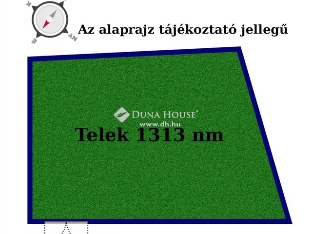 Eladó telek Gyömrő 1313 nm