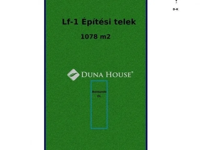 Eladó telek Sülysáp 1079 nm